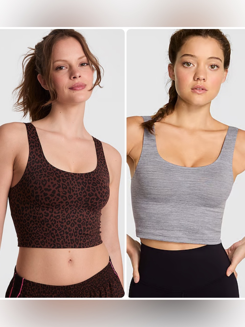 Victoria’s Secret PINK relay longline sports bra and relay bra tank
